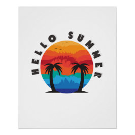 Pôster Olá Verão