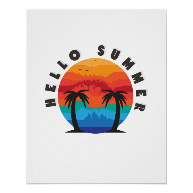 Pôster Olá Verão (Frente)