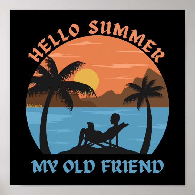 POSTER OLÁ VERÃO MEU VELHO AMIGO (Frente)