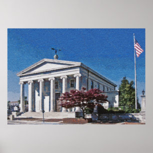 Poster Old Courthouse of Huntsville, Alabama
