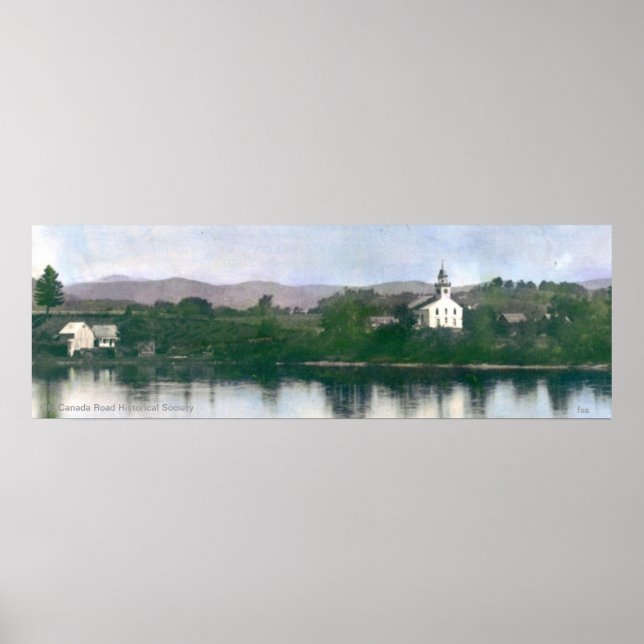 Poster Old Free Meeting House at Bingham, Maine (Frente)