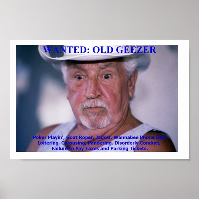 Poster Old Geezer (Frente)