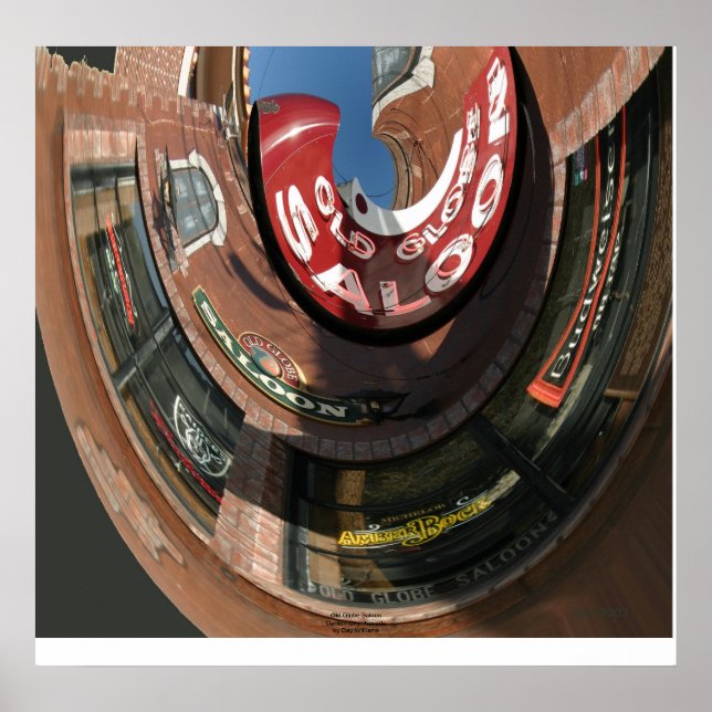 Pôster Old Globe Saloon, Carson City, Nevada (Frente)