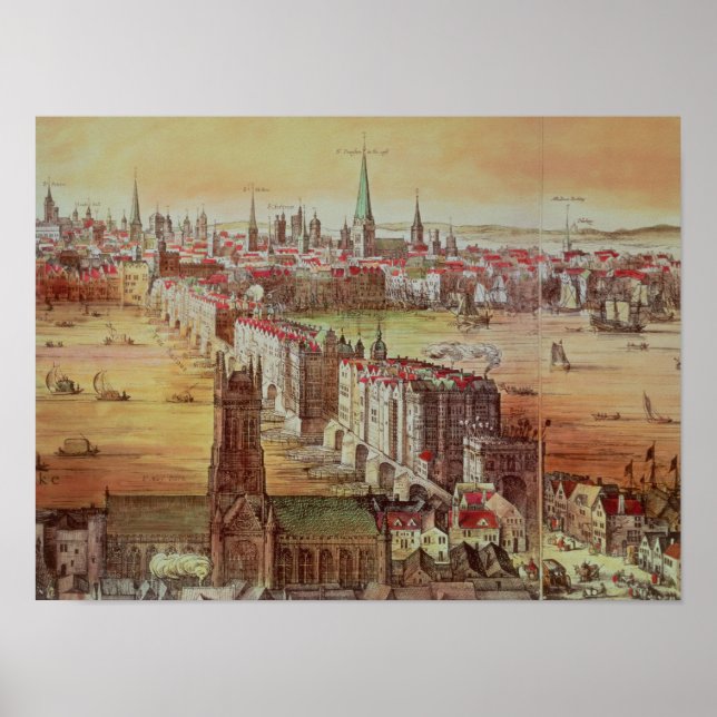 Pôster Old London Bridge (Frente)