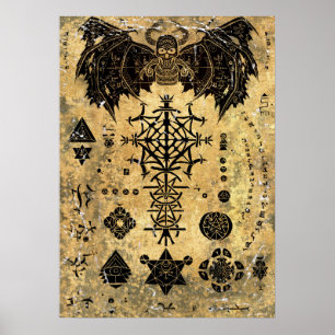 Poster Old Magic Book 