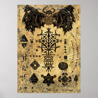 Poster Old Magic Book 