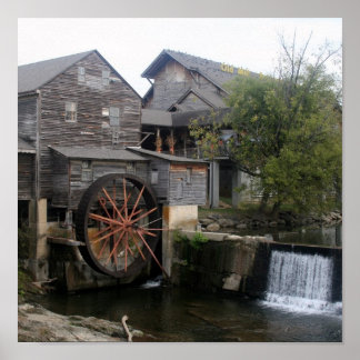 Poster Old Mill em Pigeon Forge TN