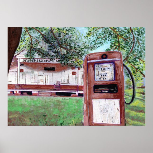 Poster Old Natchitoches Market (Frente)