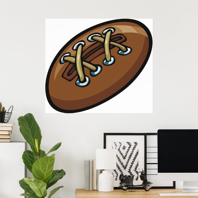 Poster Old Rugby Ball (Criador carregado)