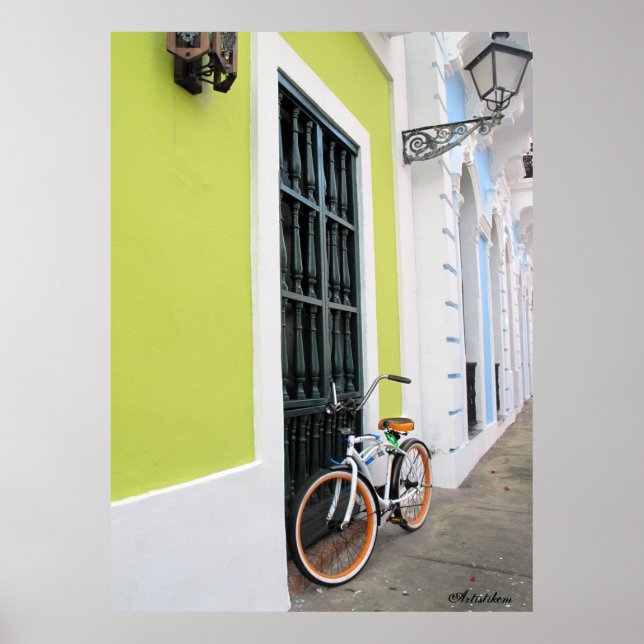 Pôster Old San Juan Bike (Frente)