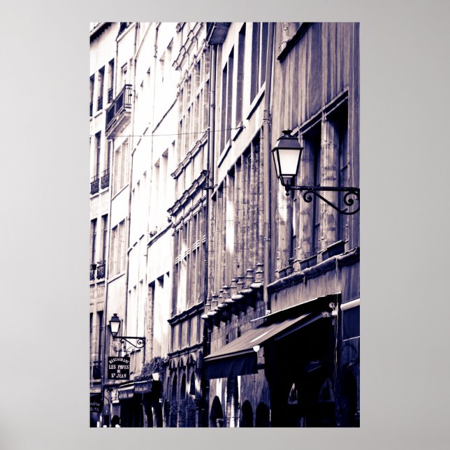 Poster Old Town Building, França (Frente)