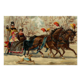 Pôster Older and Younger Sisters Ride - Mary Evans