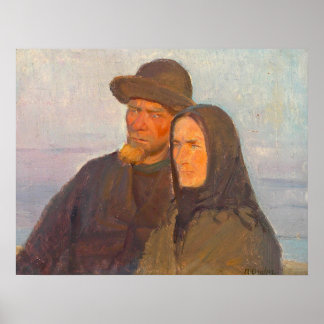 Poster Ole Markstrøm e sua esposa