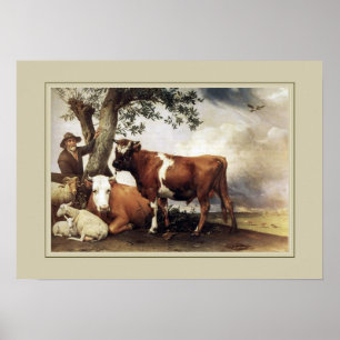 Pôster Oleiro de Paulus, 'Bull novo