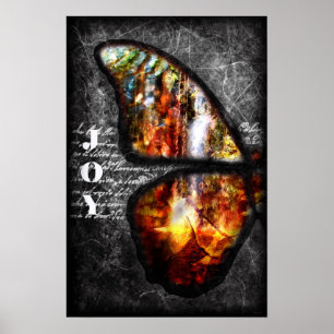 Poster Óleo da alegria (poster cristão moderno da arte)