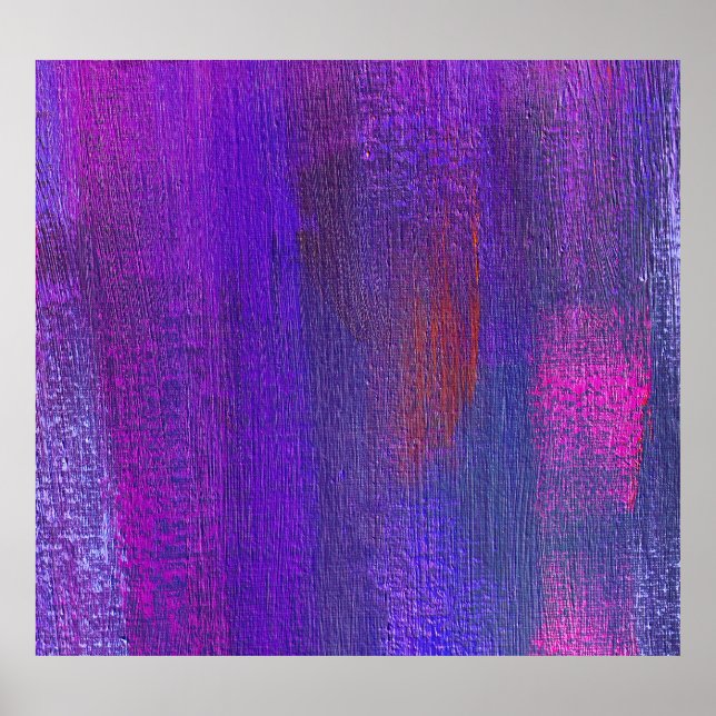 Poster Óleo de abstrato: Fundo de Textura Canvas. (Frente)