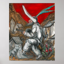 Pôster Óleo de Callot Fritellino em Gesso por Toby Mikle