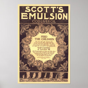 Poster Óleo hepático de ressonância de Scott