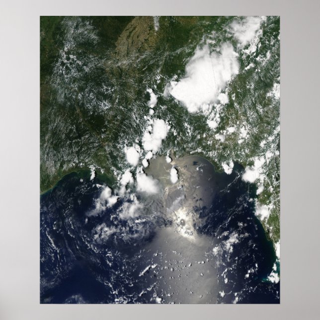 Poster Óleo se espalha no nordeste (Frente)