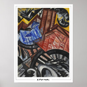 Poster Olga Rozanova Cartaz de Arte Zedign #97