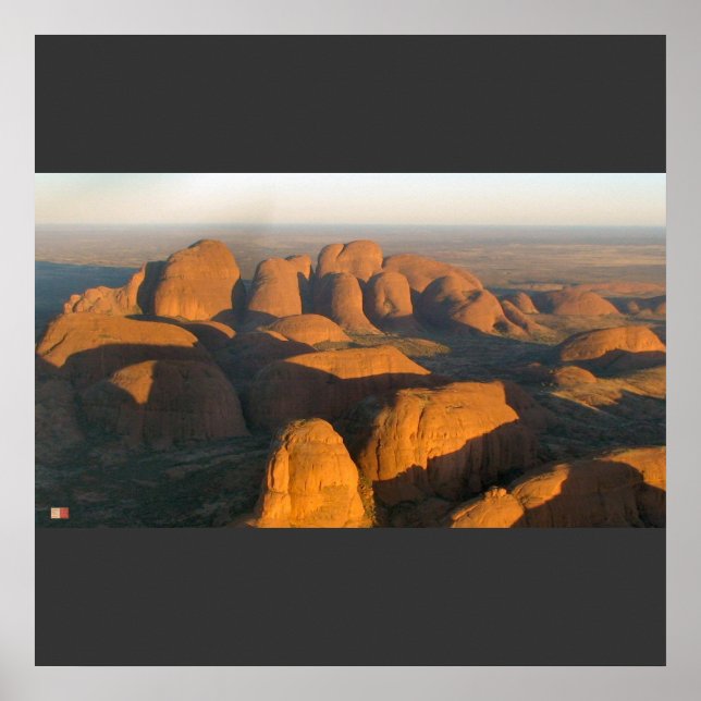 Poster Olgas at Dawn - Austrália (Frente)