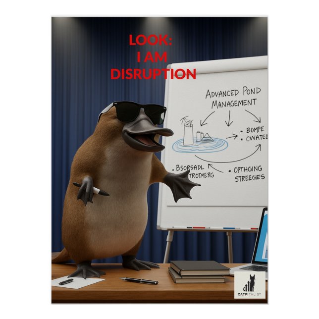 Pôster Olha, Eu Sou Uma Perturbação (Frente)