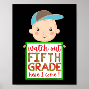 Poster OLHA PARA O 5º GRAU AQUI EU VENHO engraçado