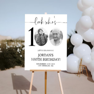 Pôster Olha quem é 100 Foto 100th Birthday Welcome