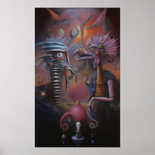 Poster Olhando através da janela do quarto de Pat Hartman