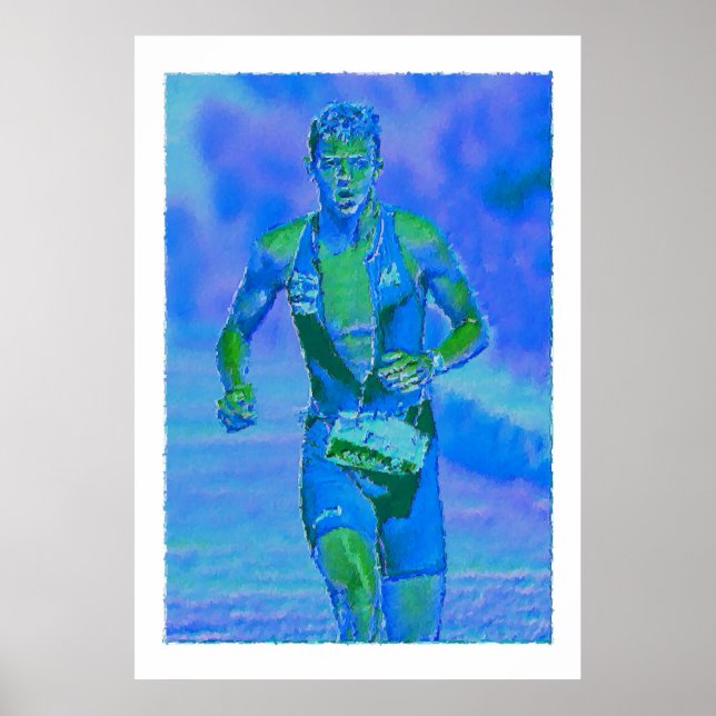 Poster Olhando forte (Frente)