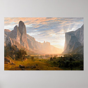 Poster Olhando para o Vale de Yosemite