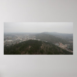 Poster Olhando para West Mountain, Hot Primaveras, AR