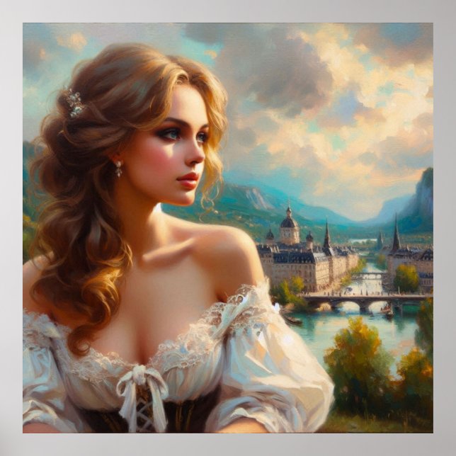 Poster Olhar gentil (Frente)