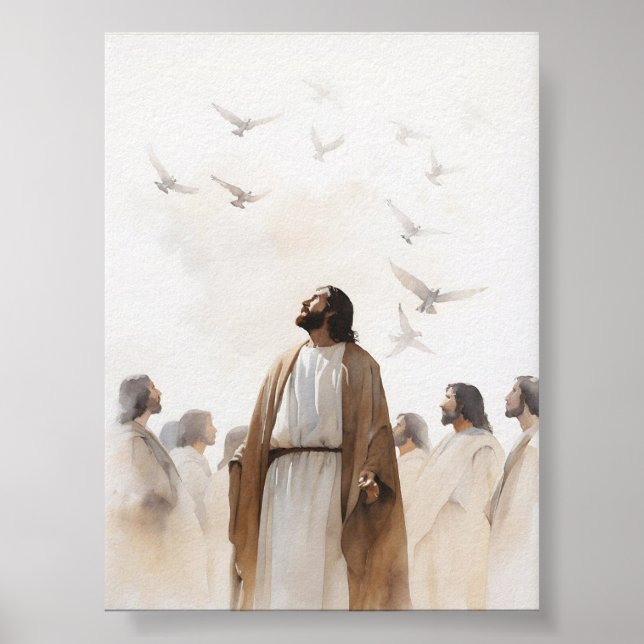 Poster Olhe as aves do ar - Matthew 6:26 (Frente)