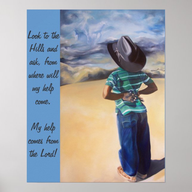 Pôster Olhe para as Colinas (Frente)