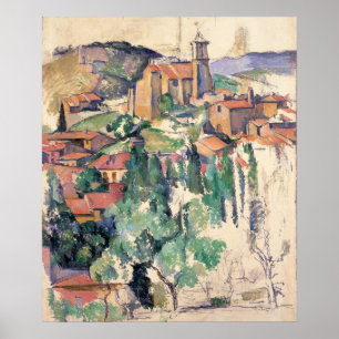 Poster Olhe para Gardanne - Paul Cezanne - c1885