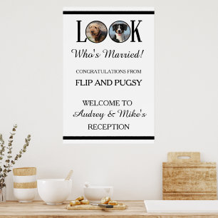 Poster Olhe Quem é o Cachorro Casado ou Foto de Animais d