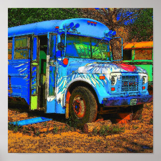 Pôster Ol'hippy Bus