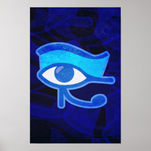 Poster Olho Azul de Hórus