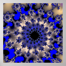 Pôster Olho Azul e Prateado