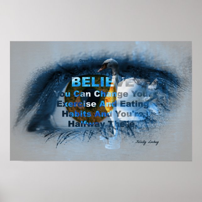 Pôster Olho Castanho da Crença Malhação! (Frente)