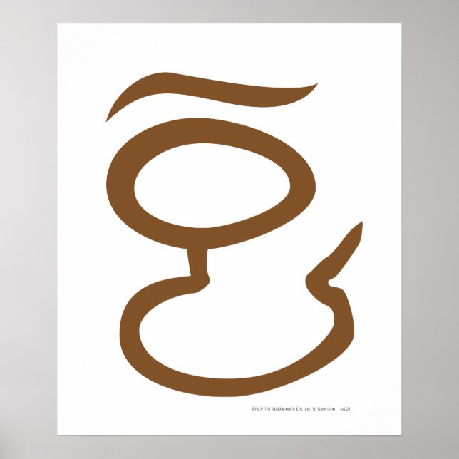 Pôster Olho de Sauron (Frente)