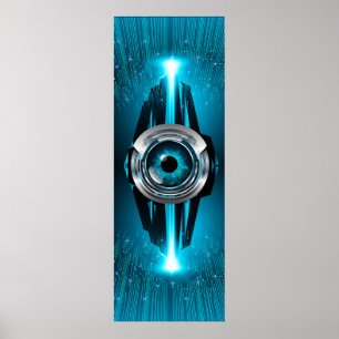 Poster Olho do Circuito Cibernético