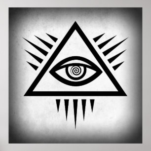 POSTER OLHO DO SÍMBOLO ANTIGO DA PROVIDÊNCIA