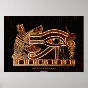 Pôster Olho do símbolo egípcio antigo de Horus da