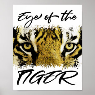 Poster Olho do tigre, motivação, inspiração