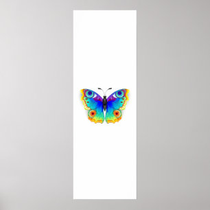 Poster Olho Peacock da Borboleta Arco-Íris