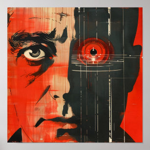 Poster Olho Robótico Dystopian