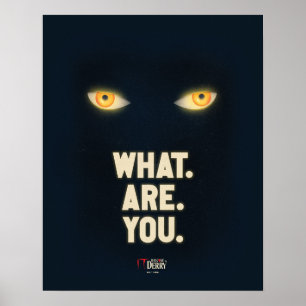 Poster Olhos Brilhantes "O Que.Você."