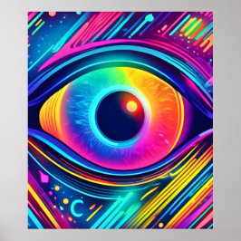 Poster Olhos Cósmicos dos Sonhos